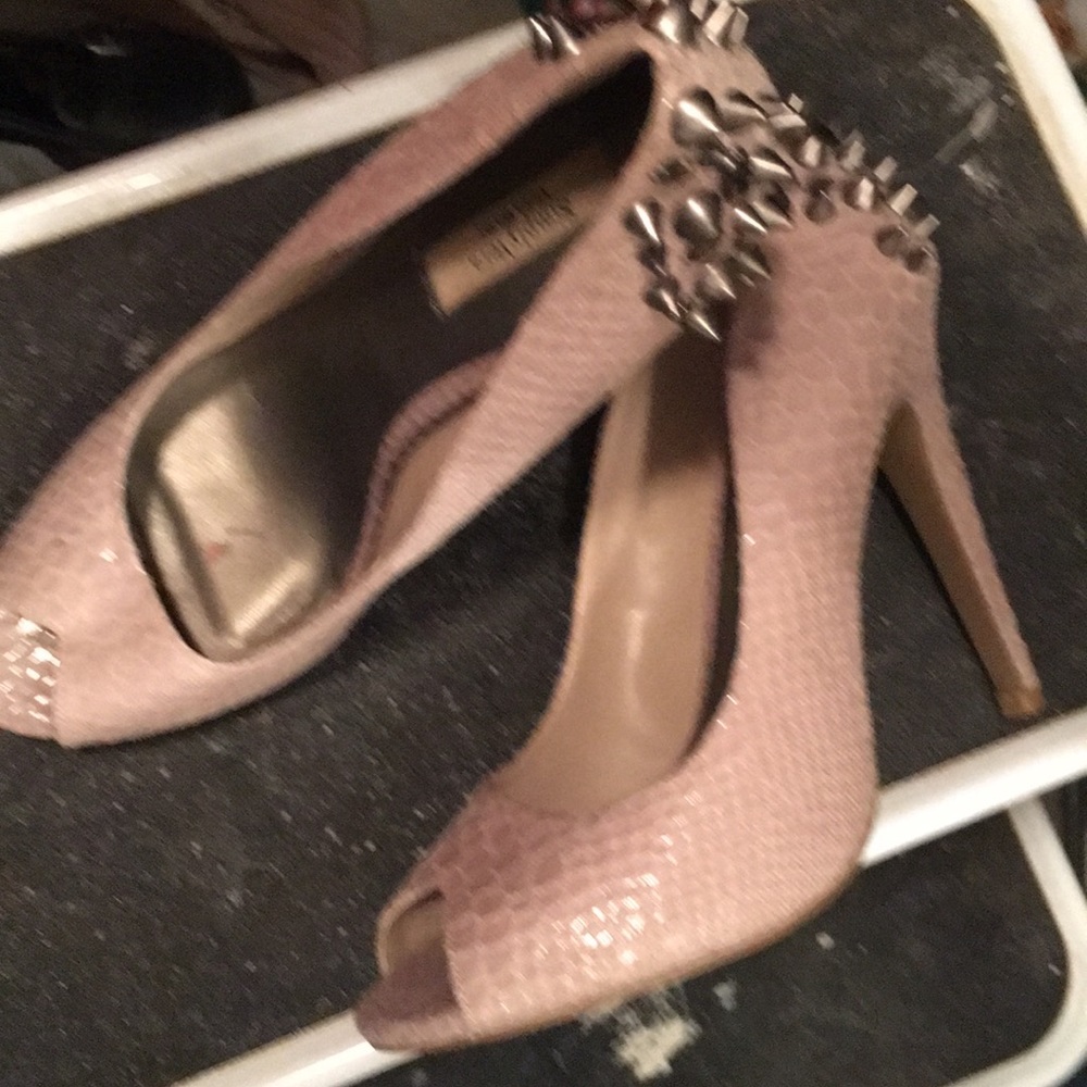 Vera Wang studded heels